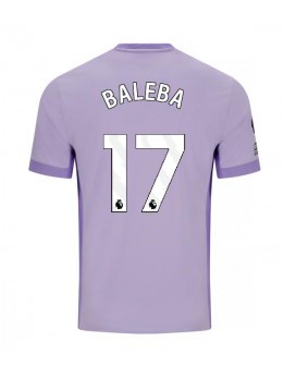 Brighton Carlos Baleba #17 Replika Borta Kläder 2025-26 Kortärmad